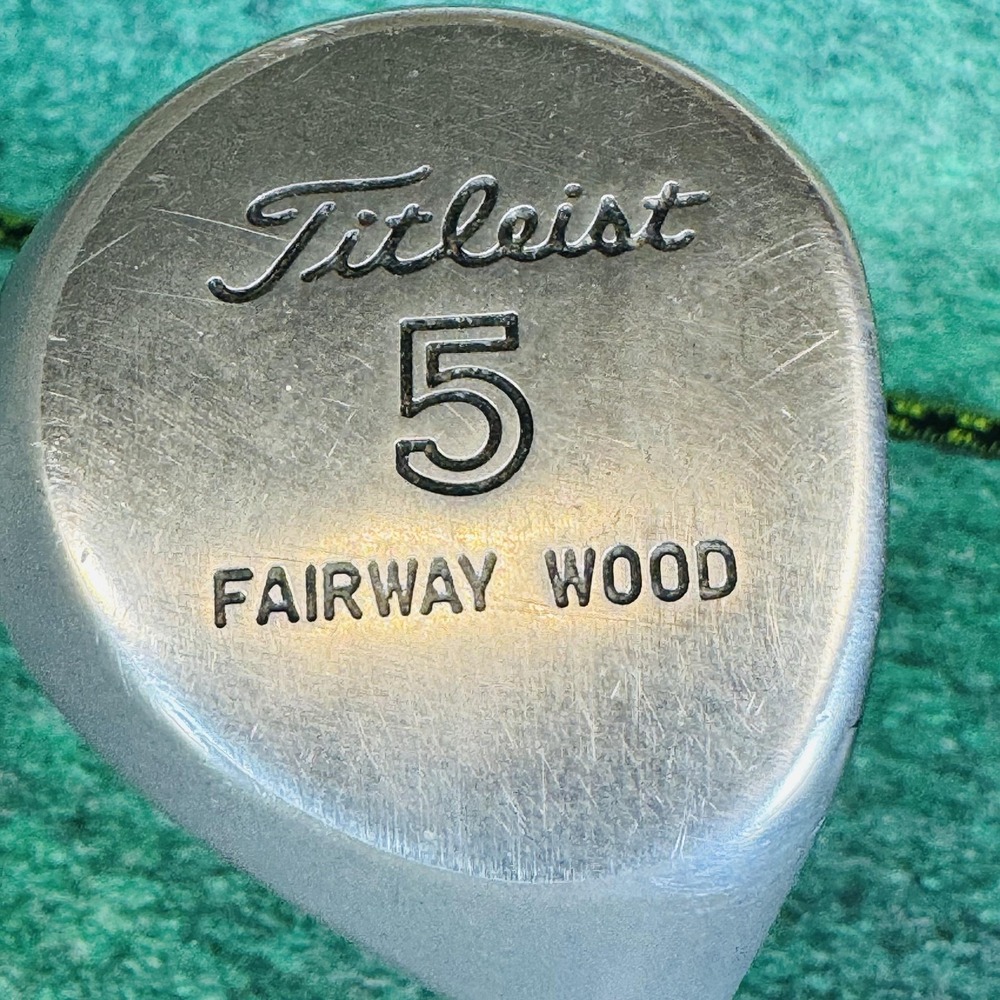 Vintage Titleist 5 Fairway Wood Mens RH Steel Shaft Silver Single Golf Club USA